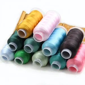 Wholesale 150D/2 High Tenacity Polyester Sewing Flat Waxed Thread