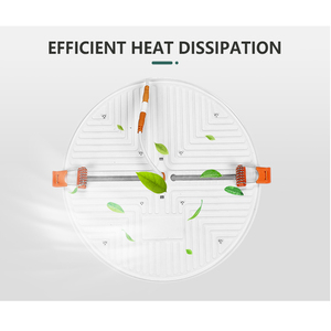 DGLUX-lámpara de techo empotrada para oficina y Hotel, luz LED redonda blanca de 9w, 18w, 24w y 36w, <span class=keywords><strong>Panel</strong></span> comercial, producto nuevo - Product Image 3