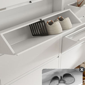 Scarpiera di Grande Capacità per Ingresso, Mobile Portascarpe in Acciaio dal Design Moderno, Facile da Montare, Arredamento per la Casa - Product Image 4