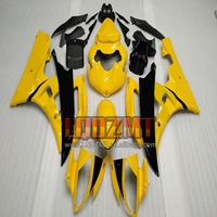 Corps d'injection pour YAMAHA YZF R 6 600 YZF-600 YZF-R6 YZFR6 06 07 158No.28 noir brillant YZF R6 600CC YZF600 2006 2007 carénage OEM