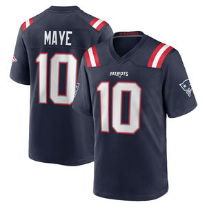 Jersey Sepak Bola Amerika Grosir dan Berkualitas Tinggi 2025 untuk # 12 Jersey BRADY USA Ukuran Navy Putih Merah - Product Image 5