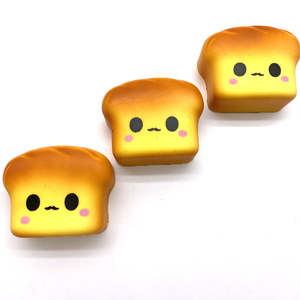Jouets Squishy en PU Mignons à Remontée Lente, Aliments Simulés (Pain, Gâteau), Jouet Anti-Stress à Presser pour Adultes et Enfants - Product Image 3