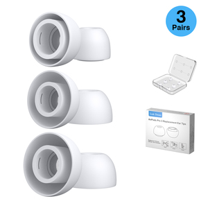 Al por mayor: Puntas de silicona para auriculares AC05 Blancas XXS XS S M L, 5 pares de repuesto para <span class=keywords><strong>Airpods</strong></span> Pro 3 2025 - Product Image 2