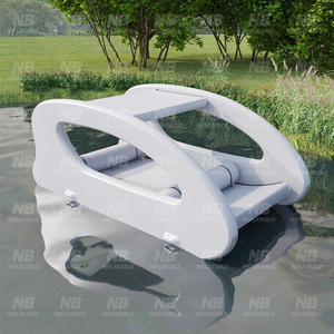 Mới nhất thiết kế sang trọng nổi Inflatable Nhà Nước Catamaran thuyền cho nước - Product Image 1