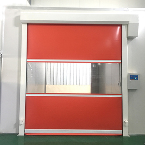 PVC kualitas tinggi kecepatan tinggi pintu gulung cepat Shutter dengan tahan debu untuk gudang Modern permukaan selesai - Product Image 1
