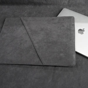 Alcantara de luxe <span class=keywords><strong>14</strong></span> 16 <span class=keywords><strong>pouces</strong></span> pochette pour <span class=keywords><strong>ordinateur</strong></span> portable <span class=keywords><strong>housse</strong></span> pour <span class=keywords><strong>ordinateur</strong></span> portable anti-éclaboussures d'eau pour Macbook <span class=keywords><strong>HP</strong></span> Lenovo en daim - Product Image 3