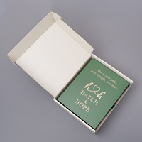 Boîte d'expédition en carton ondulé de luxe avec logo personnalisé, petite entreprise, déballage, boîtes d'expédition durables en feuille d'or pour l'emballage de bijoux