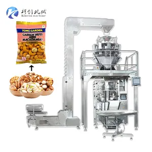 full automatic weighting mixed nuts snack candy salt sugar chips pouch packing machine ,granule bag packing machine