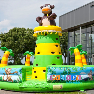 Jeux de sport sur le thème du clown Escalade gonflable Mur d'escalade interactif Parc d'attractions pour adultes et enfants - Product Image 2