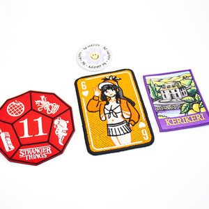 Tùy Chỉnh Phong Cách Vòng Quần Áo Vá Với Thêu Dệt Vải Và Hạt Sắt Trên Kỹ Thuật Moq 100Pcs - Product Image 4