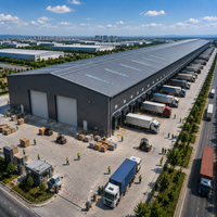 Estructura de Acero Prefabricada de Alta Resistencia Q355B, Solución de Construcción de Naves Industriales Metálicas a Gran Escala