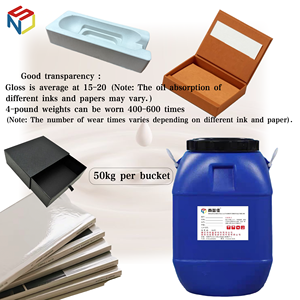 Emulsión de Copolímero Acrílico para Impresión y Barnizado de Embalaje de Papel, Mate, Base Agua, Ecológico, Resistente al Desgaste, MOQ de 20 kg - Product Image 3