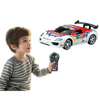 Voiture de course RC à l'échelle 1:24, voiture de sport télécommandée 2CH, jouet pour enfants, boîte avec fenêtre