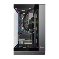 Boîtier de jeu Full Tower pour PC avec écran, configuration complète pour PC Gamer