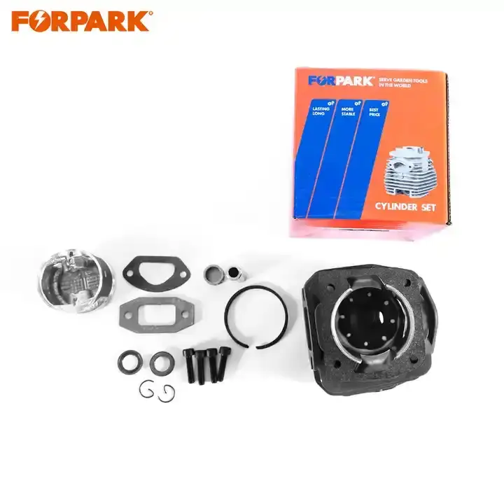 공장 뜨거운 판매 Forpark 실린더 세트 45.2mm 실린더 세트 전기톱 잔디 트리머 용강 고성능 알루미늄 FP58