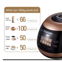 XEOLEO Cuiseur de Tapioca et Perles pour Bubble Tea, Machine à Cuisiner les Perles de Sago, Capacité 5L, 900W