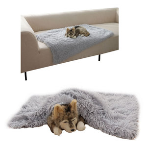 Plush Soft Large Modern Waterproof Eco-friendly Dog Blanket Warm All Seasons Indoor/Outdoor Use Solid Pattern Pet <b>Mat</b> - Product Image 4