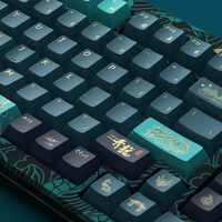 Akko MOD007v3 HE Année du Dragon 75% Clavier mécanique RVB rétroéclairé Jaune crème Clavier de jeu d'ordinateur à interrupteur magnétique