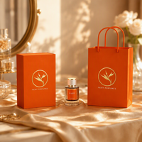 Boîte rigide en forme de livre avec insert en EVA pour emballage de parfum, logo personnalisé, fabrication d'usine, flacon de parfum de luxe