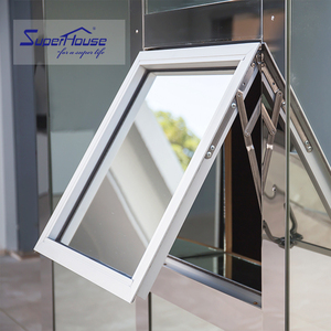 Ventana de Aluminio con Toldo Resistente a Huracanes, Aprobada por el <span class=keywords><strong>Hotel</strong></span> <span class=keywords><strong>NOA</strong></span>, Doble Vidrio con Gas Argón, Aislamiento Térmico, Resistente al Viento y a la Lluvia - Product Image 4