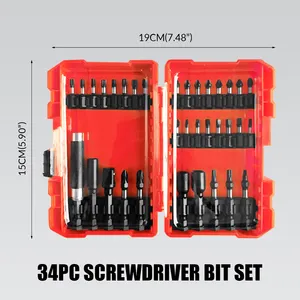 Premium Grade Tool Kit 34-Piece Security Bit Set Crafted From Cr-V Steel For Superior Performance And Precision