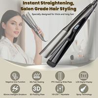 Lisseur à vapeur professionnel en céramique tourmaline pour salon, fer à lisser électrique à vapeur nano-ionique, plancha para cabello