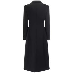 Vestido Blazer Largo de Alta Calidad para <span class=keywords><strong>Mujer</strong></span>, Elegante Traje con Cuello, Trajes Ajustados, Vestidos, Abrigo Largo, Chaqueta Larga de Negocios para <span class=keywords><strong>Mujer</strong></span> - Product Image 5