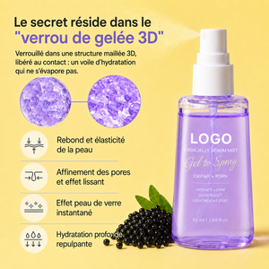 Private Label Customizable Facial <b>Jelly</b> Serum Fine Relieve Dry Pores Lightweight Moisture Care Radiant Skin PDRN Serum Mist - Product Image 6