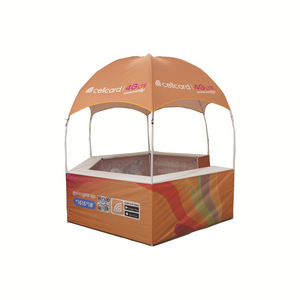 Tùy chỉnh trang trí đám cưới bất kỳ thiết kế di động hiển thị ngoài trời triển lãm thương mại lục giác mái vòm Lều gian hàng với quầy - Product Image 6