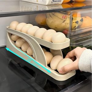 กล่องเก็บไข่พลาสติกแบบม้วนสำหรับตู้เย็น - Product Image 3