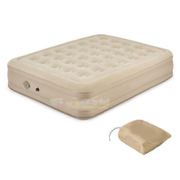 Matelas gonflable portable de luxe pour l'extérieur Coussin pour matelas gonflable Lit de plage superposé Lit gonflable électrique pour voiture