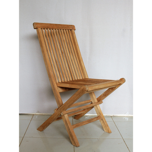 Découvrez un confort ultime avec cette chaise pliante d'extérieur moderne, fabriquée en teck durable pour une élégance et une longévité assurées. - Product Image 2