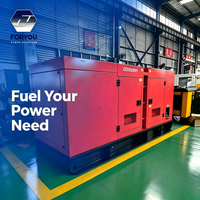 Générateur diesel insonorisé 200 kVA pour usine, alimentation de secours continue, panneau de commande intelligent, faible bruit, groupe électrogène d'urgence