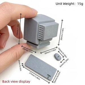 <strong>Dollhouse</strong> mini appliances, mini computer model, Blythe doll accessories, vintage desktop computer - Product Image 2