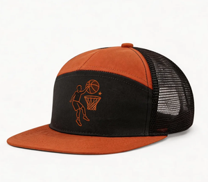 Gorra de camionero impermeable de poliéster Oxford deportiva de alta calidad con estampado interior de cuero personalizado unisex - Product Image 4