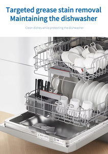 Eco-Friendly Disposable Gel Deep-Cleaning Dishwasher <strong>Detergent</strong> with Active Oxygen Enzyme Formula for Streak-Free <strong>Dishes</strong> - Product Image 4