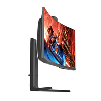 PC Todo en Uno Curvo para Juegos de 34 Pulgadas, 4K, 180Hz, 1500R, con Soporte para Tarjeta Gráfica, Sistema Informático de Alto Rendimiento para Esports