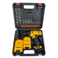 Perceuse-visseuse électrique sans fil multifonctionnelle 10 mm à moteur brossé, mandrin à trois griffes, rechargeable au lithium, pour usage domestique – Vente directe usine