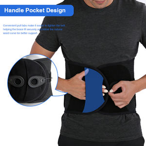 Cinturón de Soporte Lumbar Ortopédico Ajustable con Sistema de Poleas de Compresión Rígida, Directo de Fábrica, Elástico, <span class=keywords><strong>para</strong></span> Alivio del Dolor Lumbar - Product Image 4