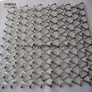 建築用カーテンウォールアルミ/ステンレス鋼製フレキシブルスパイラル織金網 - Product Image 5