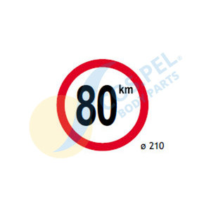 Nouveau disque limite de vitesse 80 KM/H - Product Image 1