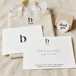 Biglietti di ringraziamento personalizzati con logo minimalista in carta testurizzata per confezioni regalo di abbigliamento <span class=keywords><strong>e</strong></span> gioielli - Product Image 1
