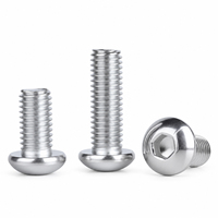 Vis à tête fraisée en acier au carbone ISO 7380 DIN 7380 ASME B18.3.4M, zinguées, pour extrusions en aluminium