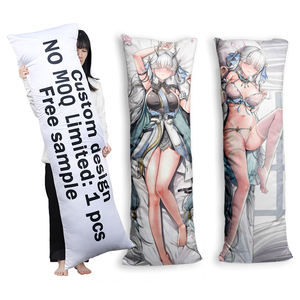 Sublimación <span class=keywords><strong>Anime</strong></span> Imagen Juego Imagen Dakimakura Naked Japanese Girl Barato Decorativo Wuthering Waves Jinhsi Long Hug Funda de almohada - Product Image 2