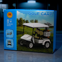 Modèle de chariot de golf en blocs de construction en plastique ABS, 807 pièces, jouet de construction DIY, thème transport, pour enfants de 5 à 7 ans, échelle 1:1