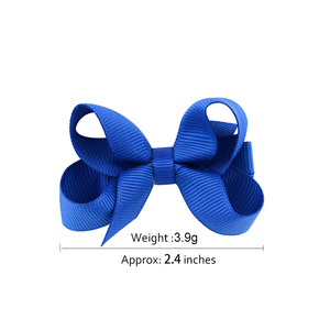 Boutique <span class=keywords><strong>Mini</strong></span> Bow Hair Clips para bebés y niñas Clips a presión para flequillo de flecos Pasadores de accesorios en material de aleación - Product Image 2