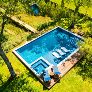 Piscina de Fibra de Vidrio Personalizada, Piscina Spa Enterrada, Resistente a los Rayos UV y a la Corrosión, Diversión Acuática al Aire Libre - Product Image 6