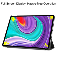 Étui simple pour tablette avec support pliable à trois volets, 11,5 pouces, pour Tab P11 Pro TB-J716F TB706F
