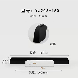 Gqk มือจับลิ้นชักตู้เสื้อผ้าหรูหราเรียบง่าย, ที่จับแปรงตู้ครัวสีทองและลูกบิดสำหรับเฟอร์นิเจอร์ฮาร์ดแวร์ - Product Image 6