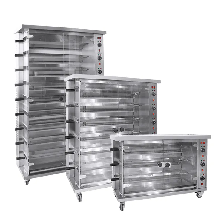 Chuangyu automatic rotate roasted chicken grill rostizer machine pork rotisserie